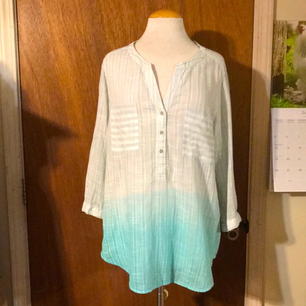 Vintage America Blues Light Weight Pull-Over Tunic - Picture 1 of 12
